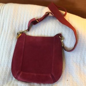 Isabel Marant Red Suede crossbody bag. Never Used!